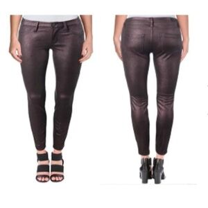BlankNYC NWT Metallic Spray On Jeans 28 Low Rise Jeggings jeans | Purple 28